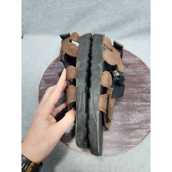 Nike womens Brown & Black Sandals Size 10 Adjustable Straps Comfortable Durable - Picture 11 of 12
